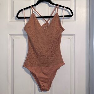 Lace Pink Bodysuit